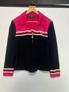 St. John Sport M Ponte Knit Sweater Jacket